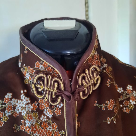 Chinese Embroidered Jacket Brown - Picture 6 of 9